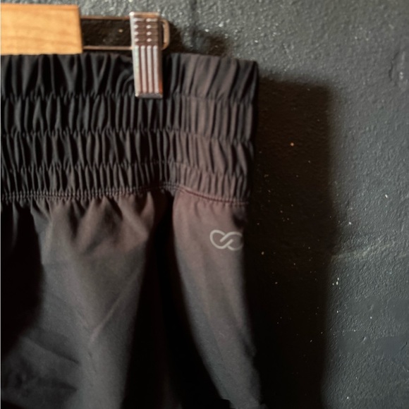 CALIA Black Shorts with Big Elastic Waistband and Breathable Fabric - Picture 2 of 4